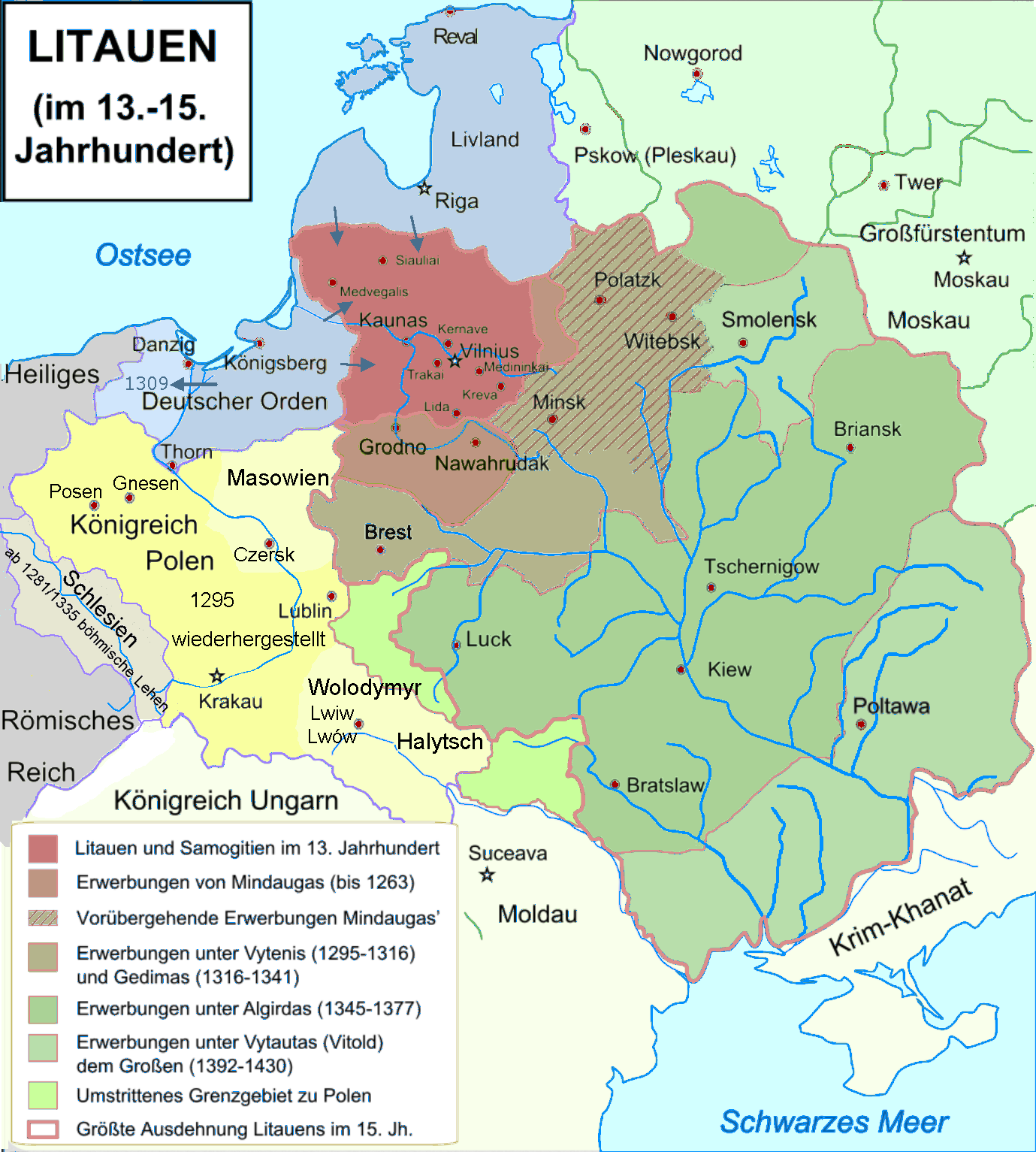 Großfürstentum Litauen 13 –15 Jh