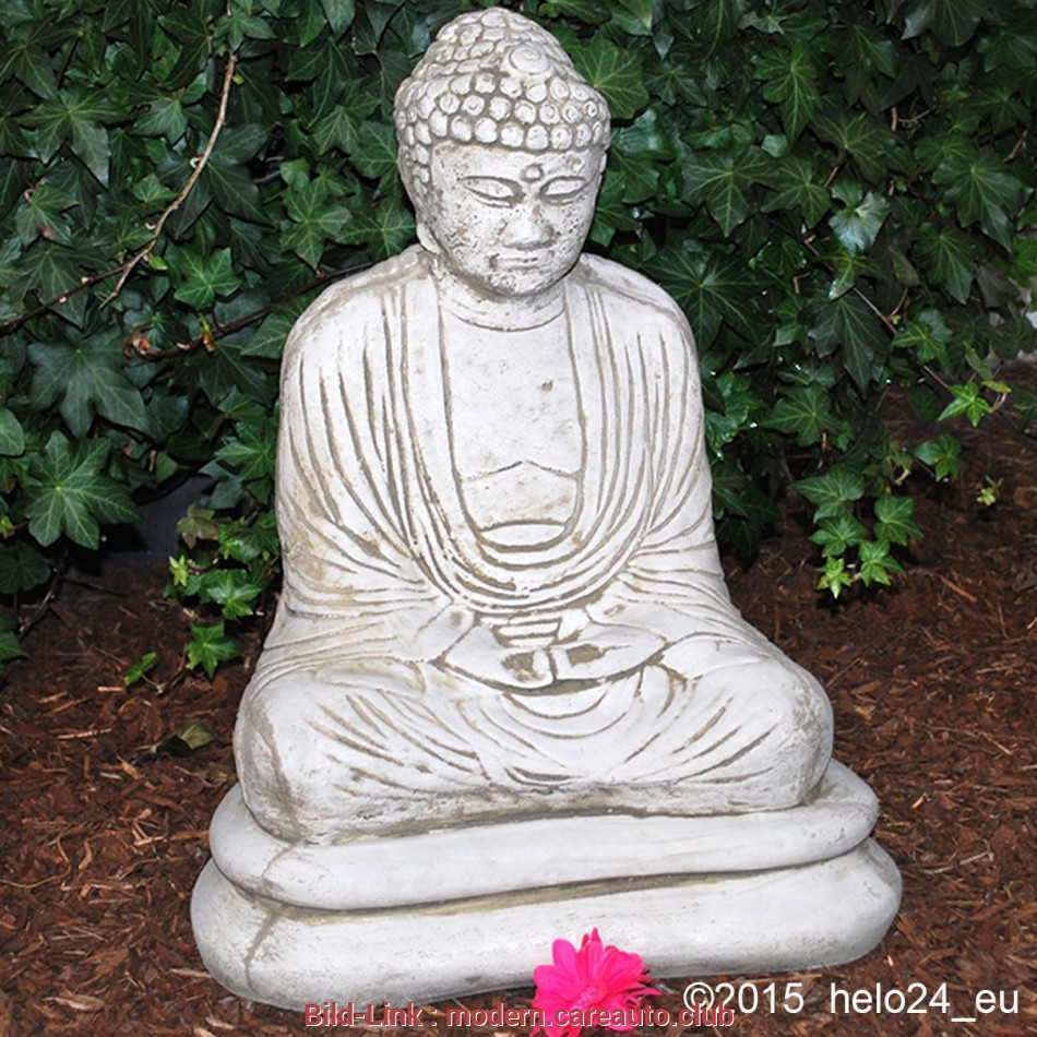 buddha figur garten gartenskulptur steinfigur buddha sitzend figur garten stein skulptur 23 24