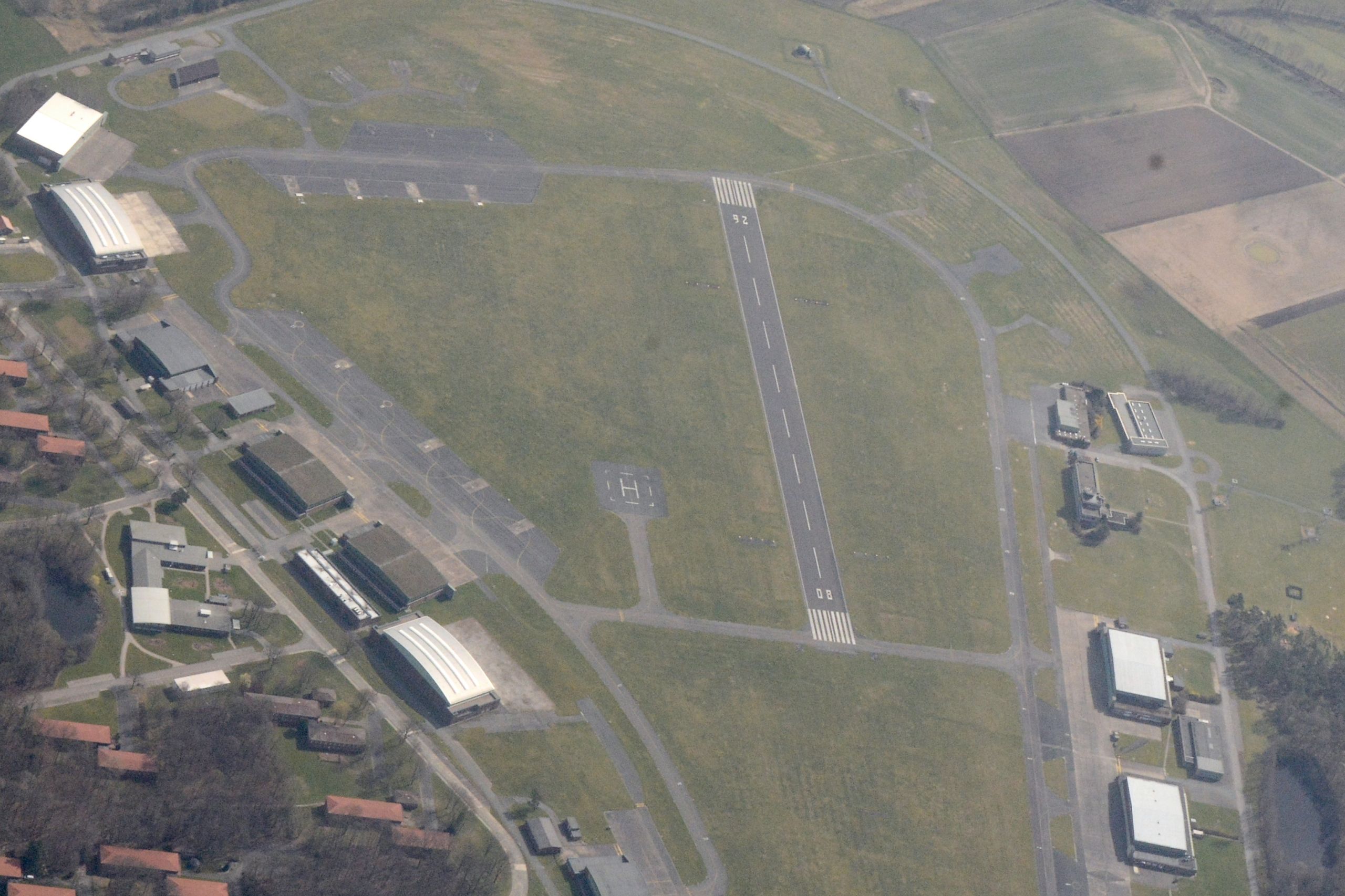 Luftbild Flugplatz Rheine Bentlage