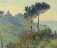 Claude Monet Garten Elegant Claude Monet L église De Varengeville soleil Couchant