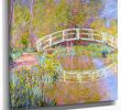 Claude Monet Garten Frisch the Bridge In Monets Garden by Claude Oscar Monet