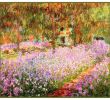 Claude Monet Garten Genial Details About Impressionist Claude Monet Garden Irises at Giverny Counted Cross Stitch Pattern