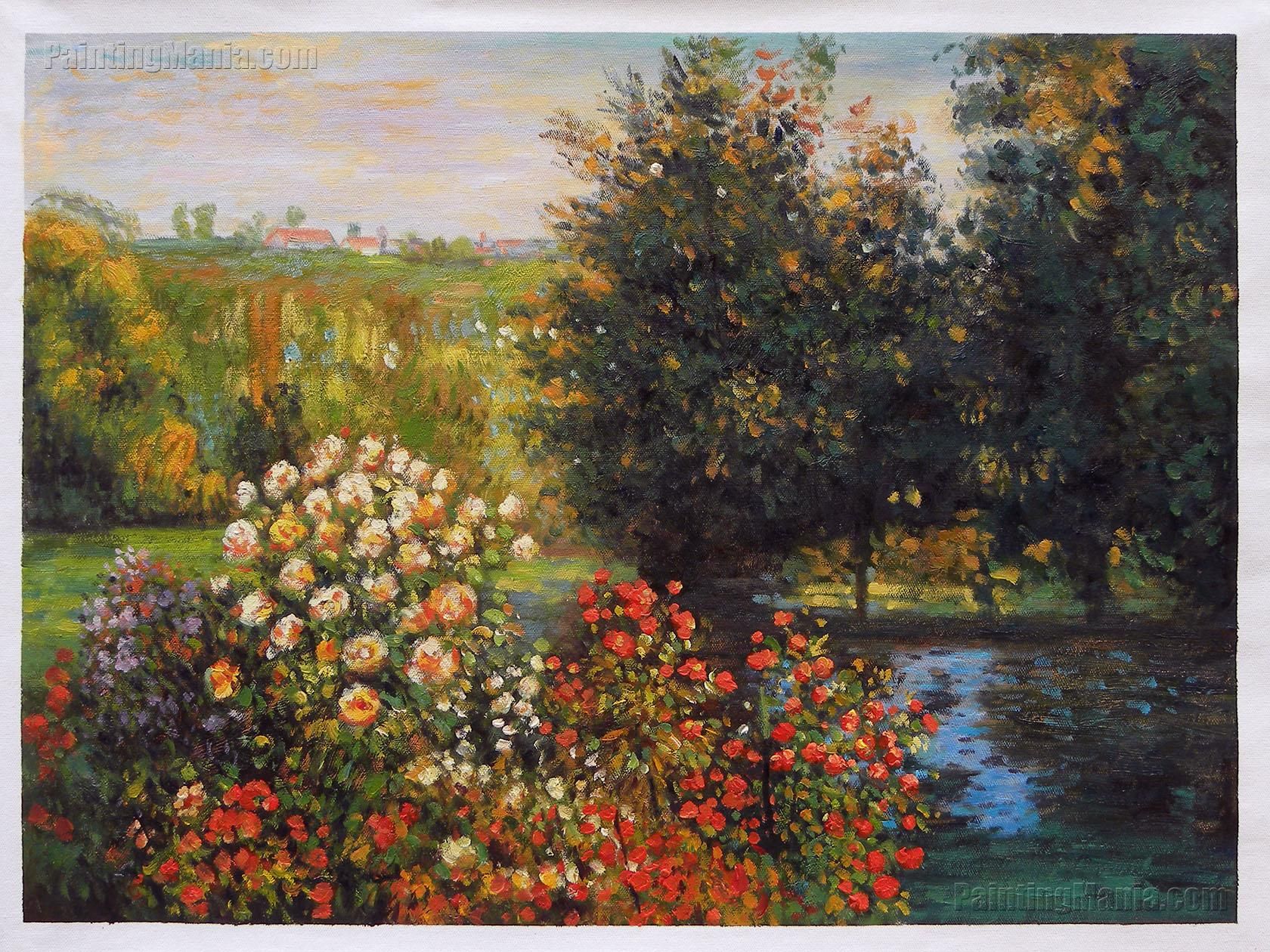 Claude Monet Garten Genial the Roses In the Garden at Montgeron