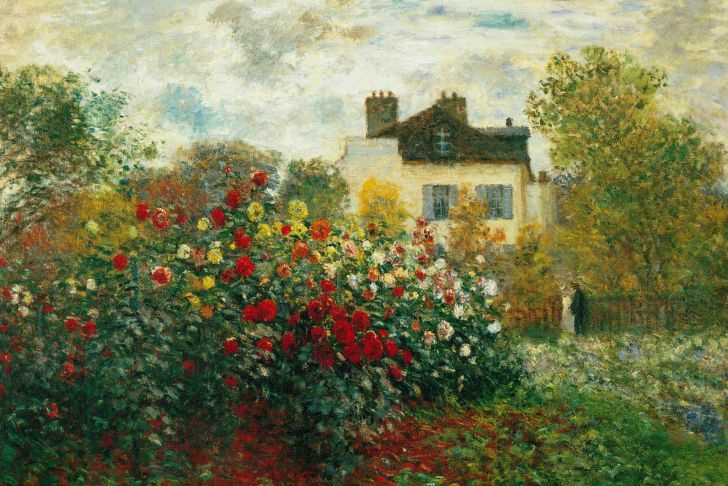 Claude Monet Garten Luxus Monet S Garden at Argenteuil by Claude Monet