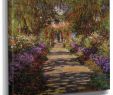 Claude Monet Garten Neu Pathway In Monets Garden at Giverny by Claude Oscar Monet