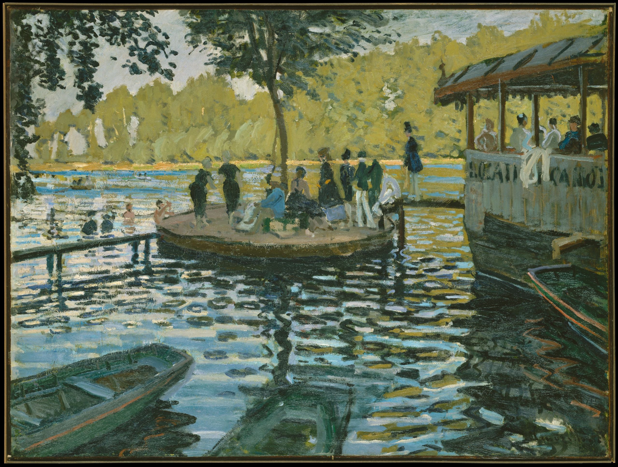 Claude Monet Garten Schön Bain   La Grenouill¨re