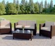 Couch Garten Inspirierend 4 Piece Roma Rattan sofa Set In Brown Includes Free