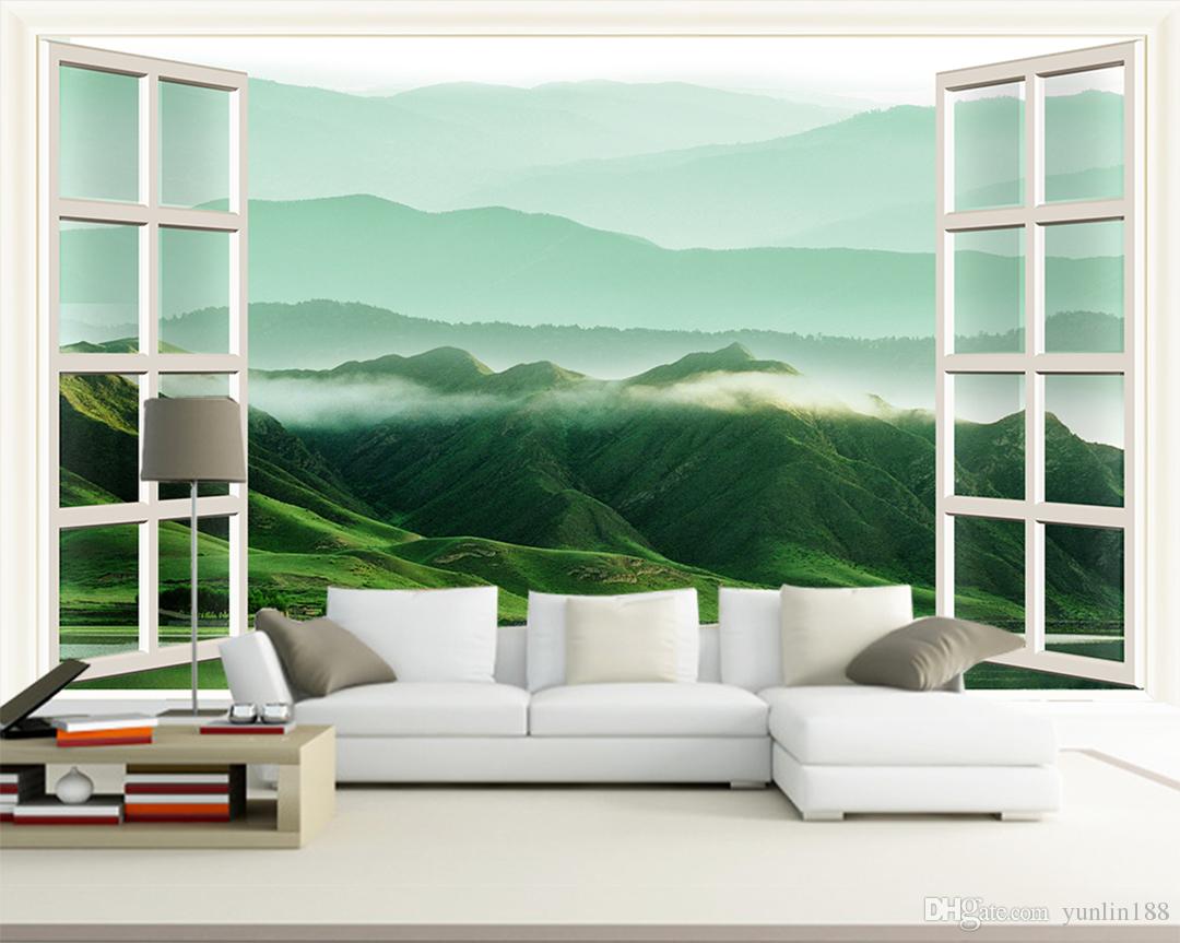 Couch Garten Inspirierend Großhandel Kundengebundene Klein 3d Windows Landschaften Wände Rolling Hill Murals In Den White Mansions Von Yunlin188 $32 17 Auf De Dhgate