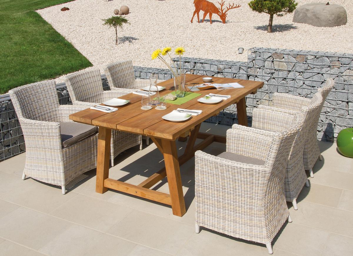 garten essgruppe polyrattan