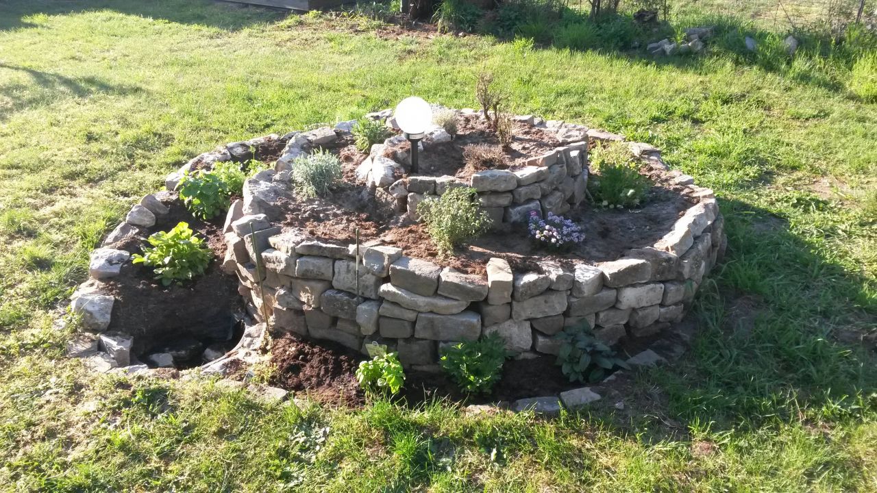 Garten Anlegen Mit Steinen Einzigartig Kräuterschnecke Mit Trockenmauer Bauanleitung Zum