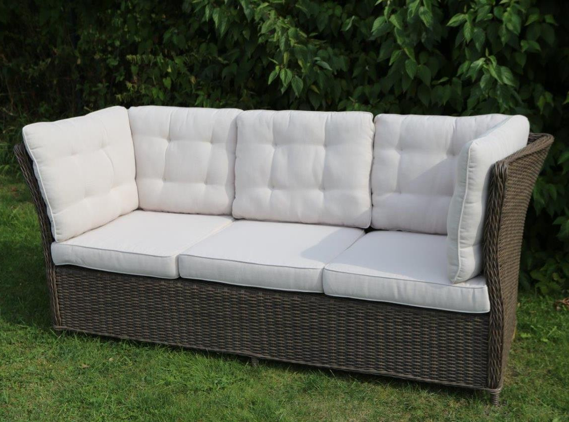 Garten Lounge Sofa Elegant 3er Sofa Outdoor | Garten Deko