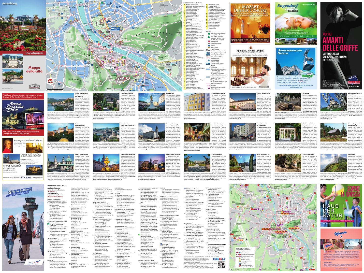Garten Messe München Schön Salisburgo Mappa Della Citt  2016 by Salzburg issuu