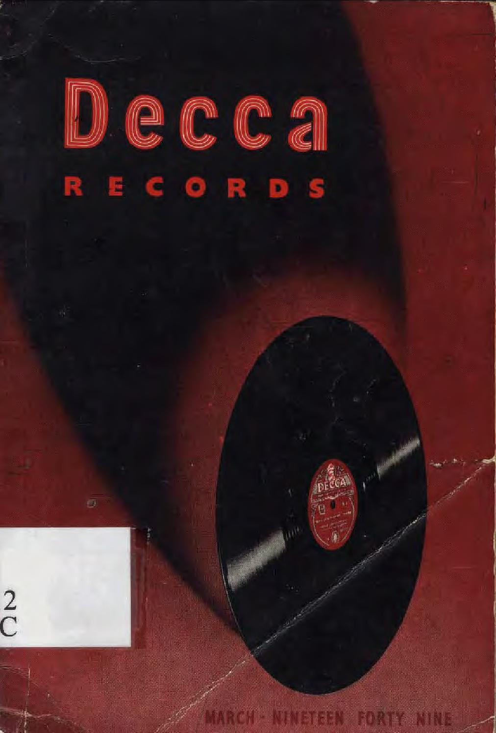 Garten Müller Köln Inspirierend Decca Records General Catalogue 1949 London Gb by 78rpm