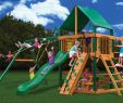 Garten Spielturm Einzigartig Gorilla Playsets Chateau Deluxe Wooden Swing Set