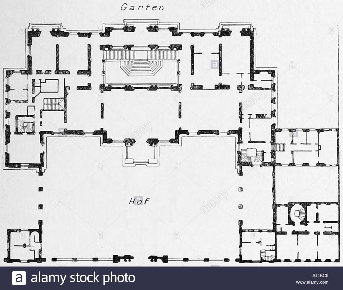 Garten Versailles Inspirierend First Floor Plan Black and White Stock S & Alamy