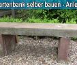 Gartenbank Beton Holz Genial Bank Selber Machen