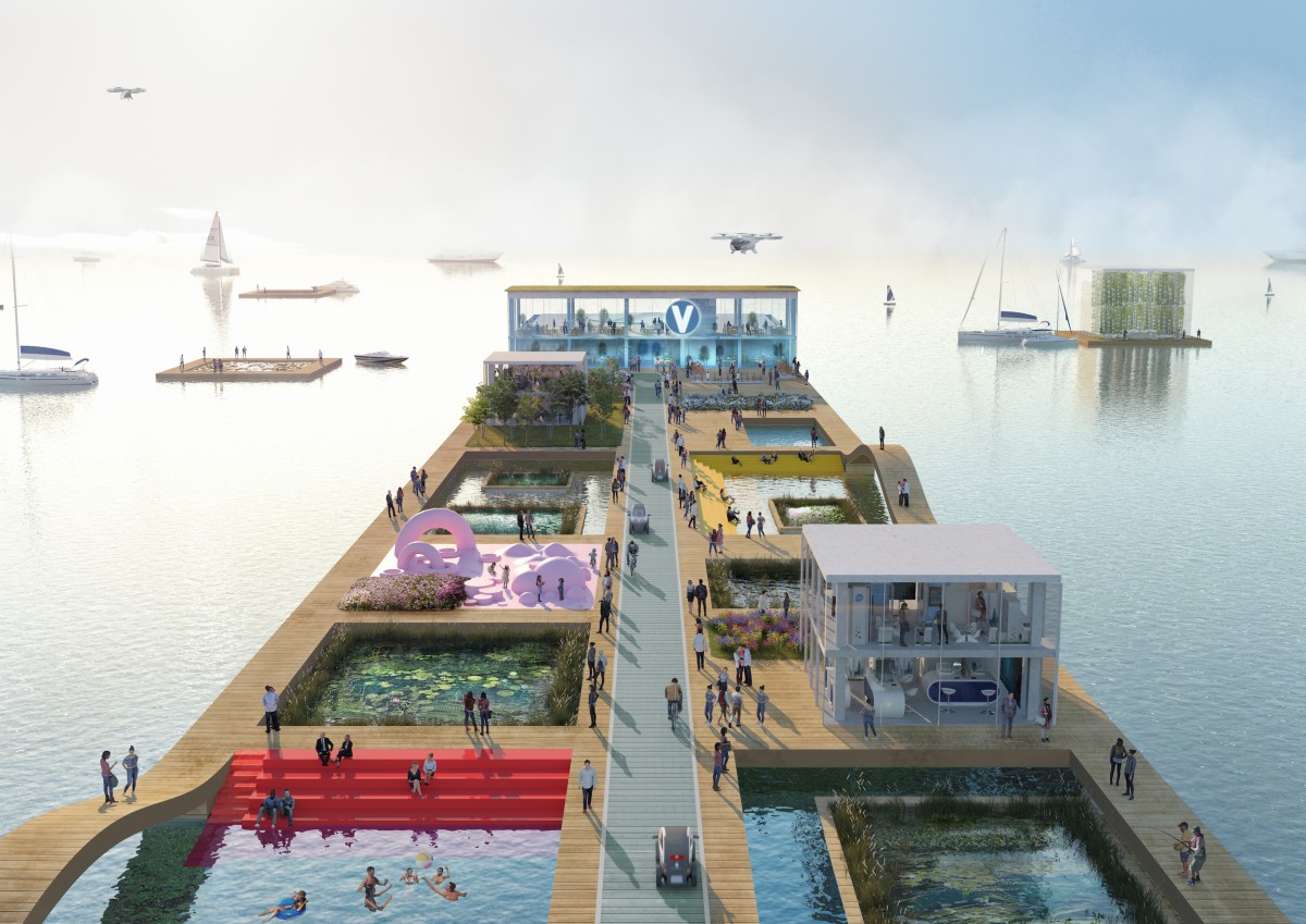 Gartenideen Pool Genial Mvrdv and Airbus Imagine Balcony to Balcony Travel In Future