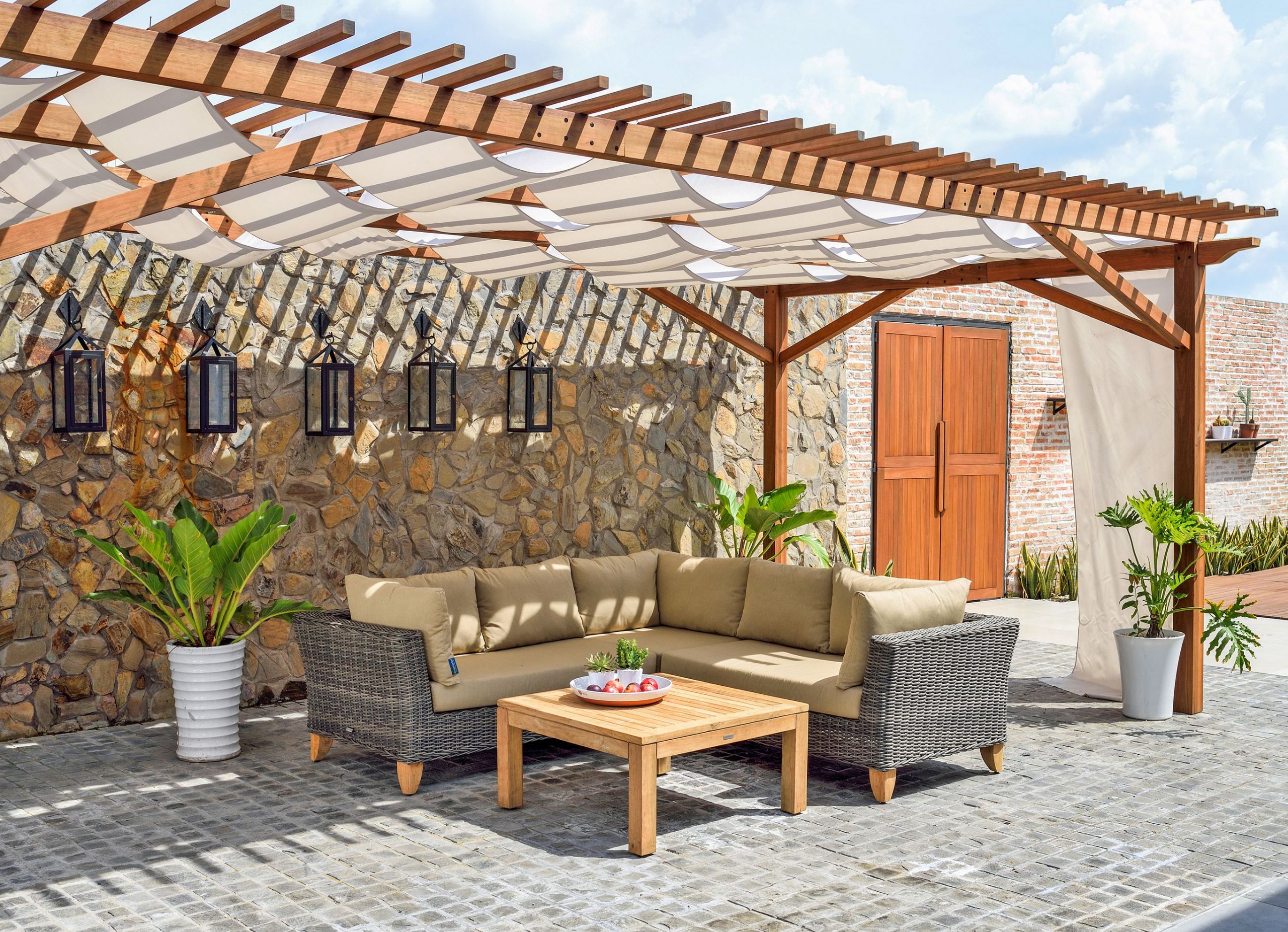Gartenlounge Polyrattan Inspirierend Moderne Garten Lounge Aus Rattan Und Holz