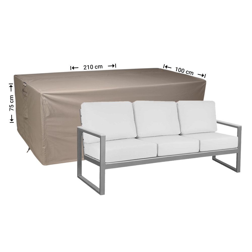 Gartensofa 3 Sitzer Einzigartig Schutzhülle Lounge sofa 210 X 100 H 75 Cm