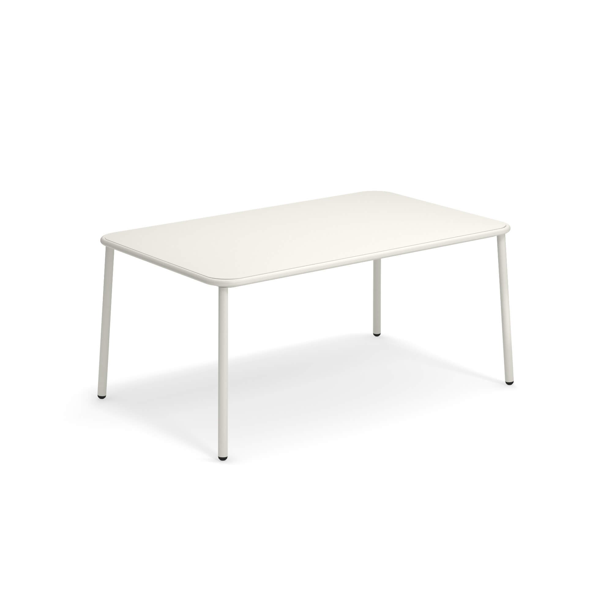 Gartentisch Edelstahl Einzigartig Emu Tisch Rechteckig Tischplatte Aluminium 160×97 5 Yard Weiß