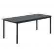Gartentisch Teak Genial Linear Steel Outdoor Table 200x75cm