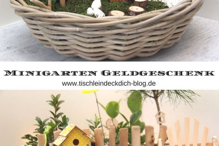 Geldgeschenk Garten Basteln Einzigartig Miniature Garden Spring Like Money T for the Birthday
