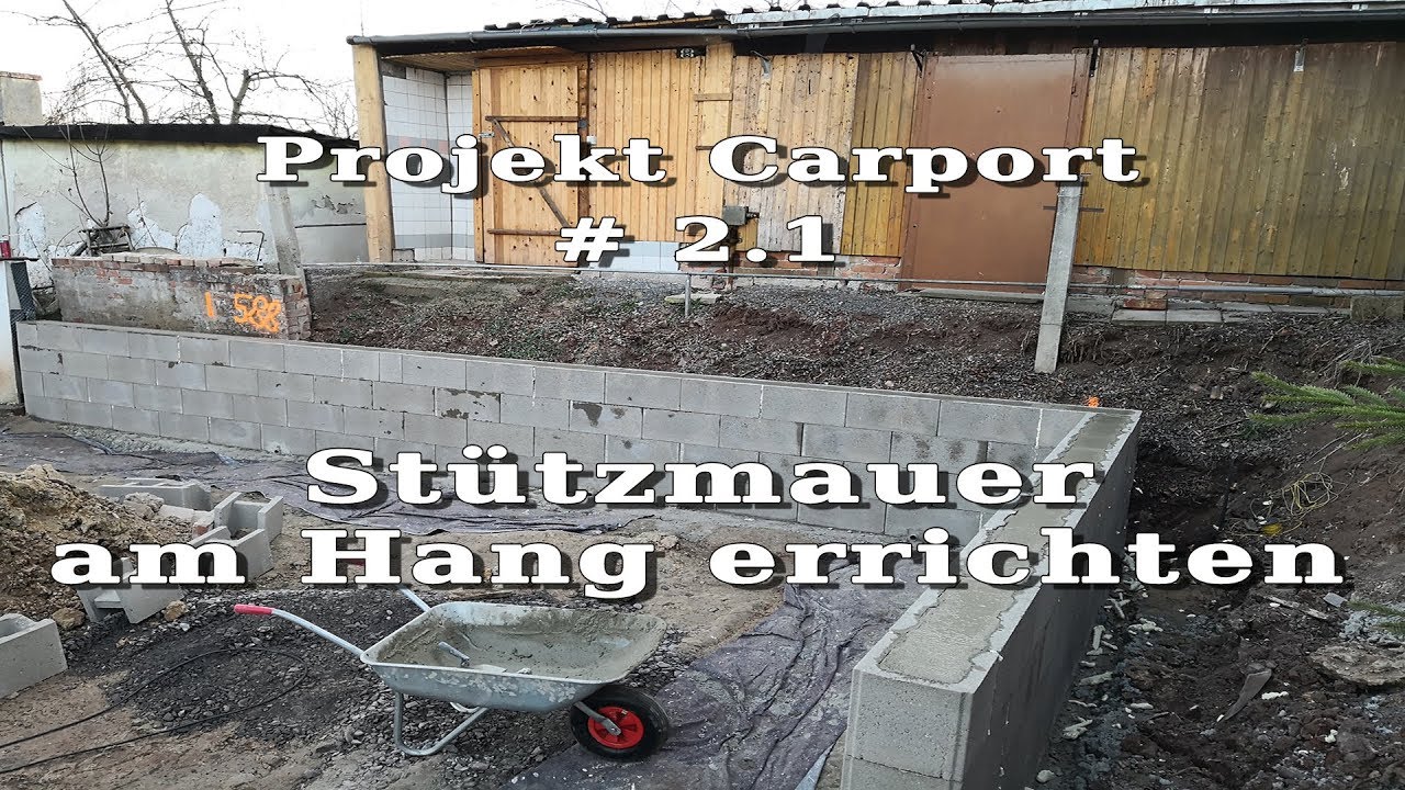 Hangsicherung Garten Neu 2 1 Build A Retaining Wall On A Slope Details