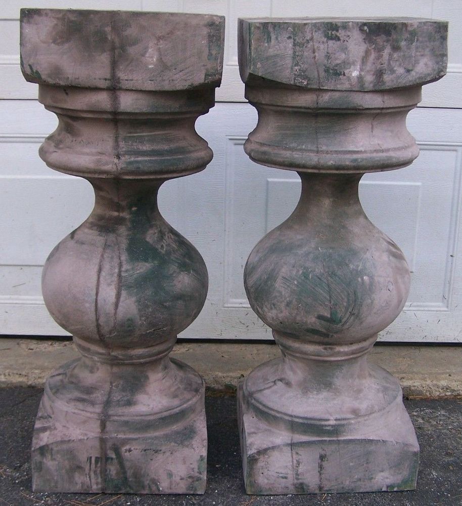 Holz Und Garten Luxus Wood Balusters Pair Wood Pedestals Two Wood Columns Rustic