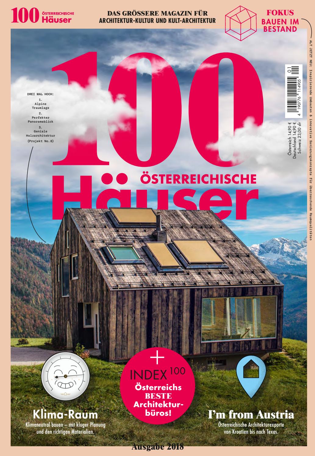 Holzterrassen Ideen Frisch 100 österreichische Häuser 2018 by 100 Deutsche Häuser issuu