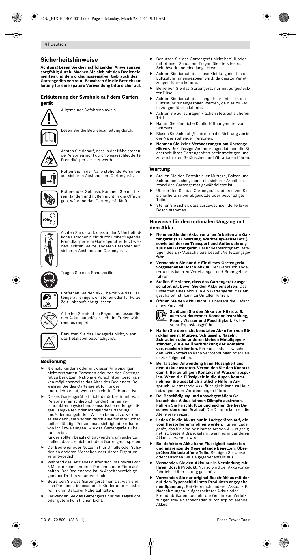 BoschAlb18Li User Guide Page 5