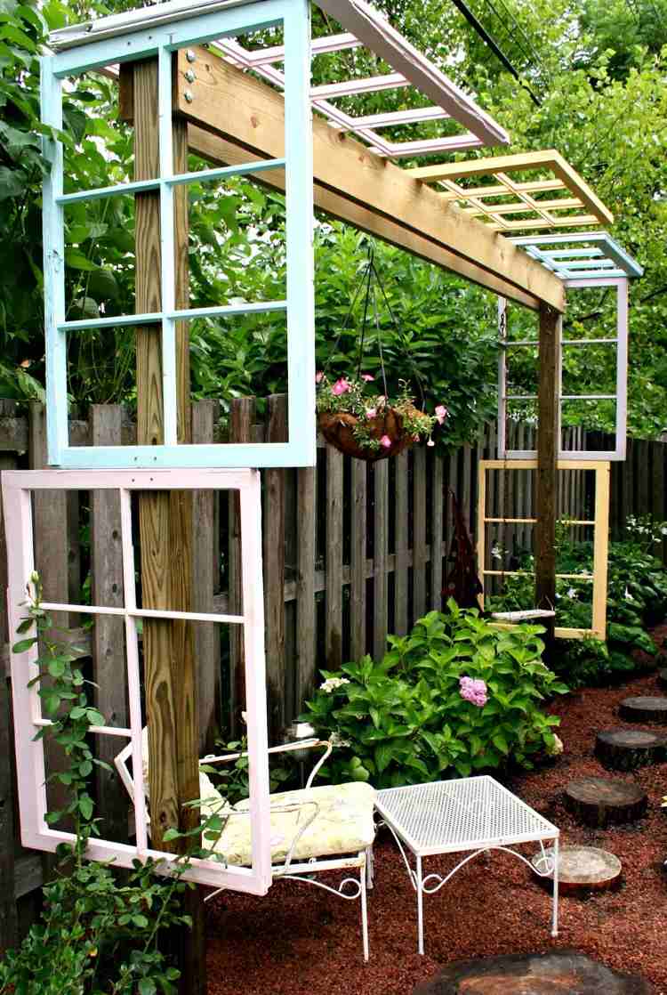 Kreative Ideen Gartendeko Holz Inspirierend Sprüche Für Alte Fenster Im Garten