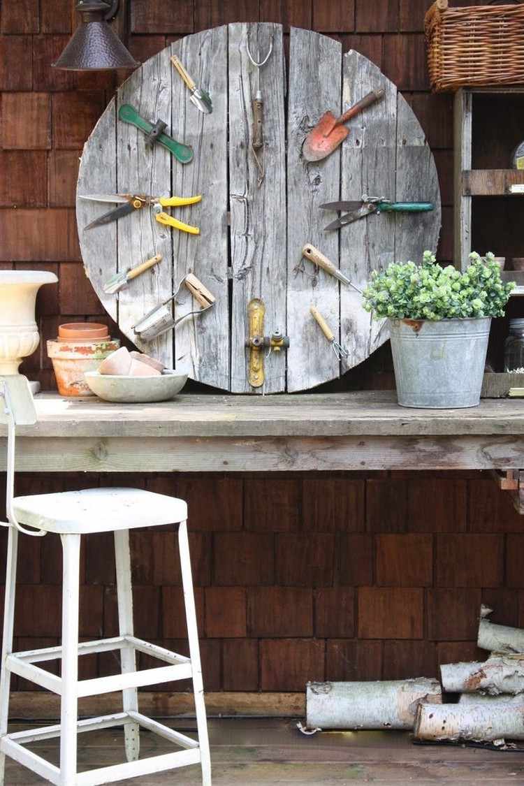 Kreative Ideen Gartendeko Holz Luxus Alte Bank Deko