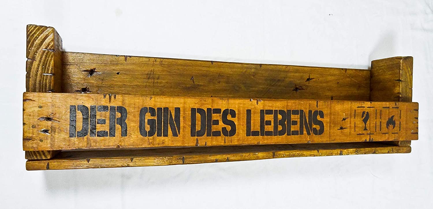 Palettenregal Garten Schön Book Rack Gin Des Lebens Shabby Vintage Palettenregal