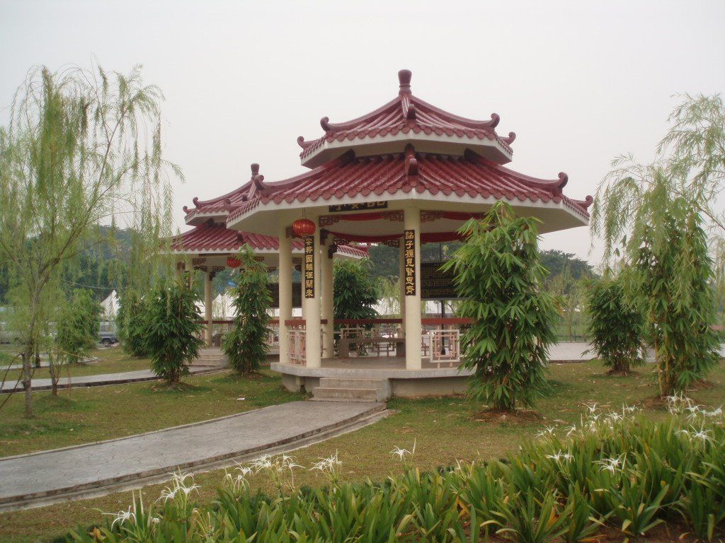 Pavilion Garten Schön Hokkien Garden In Kuching