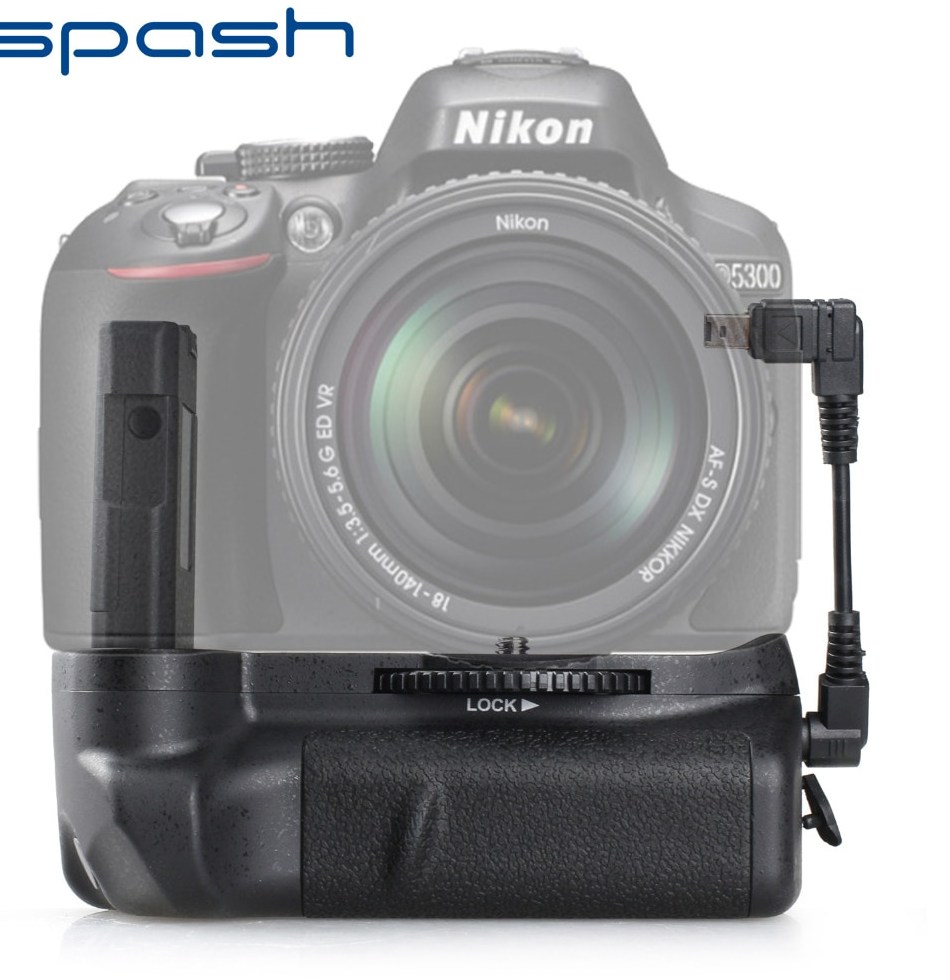 spash Multi Power Vertical Battery Grip for font b Nikon b font D5300 D5200 D5100 DSLR