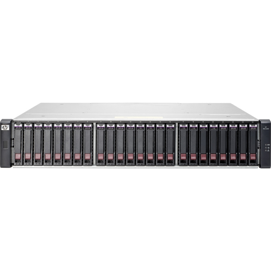 hp 2040 san array 24 x hdd supported 48 tb supported hdd capacity 24 x ssd supported