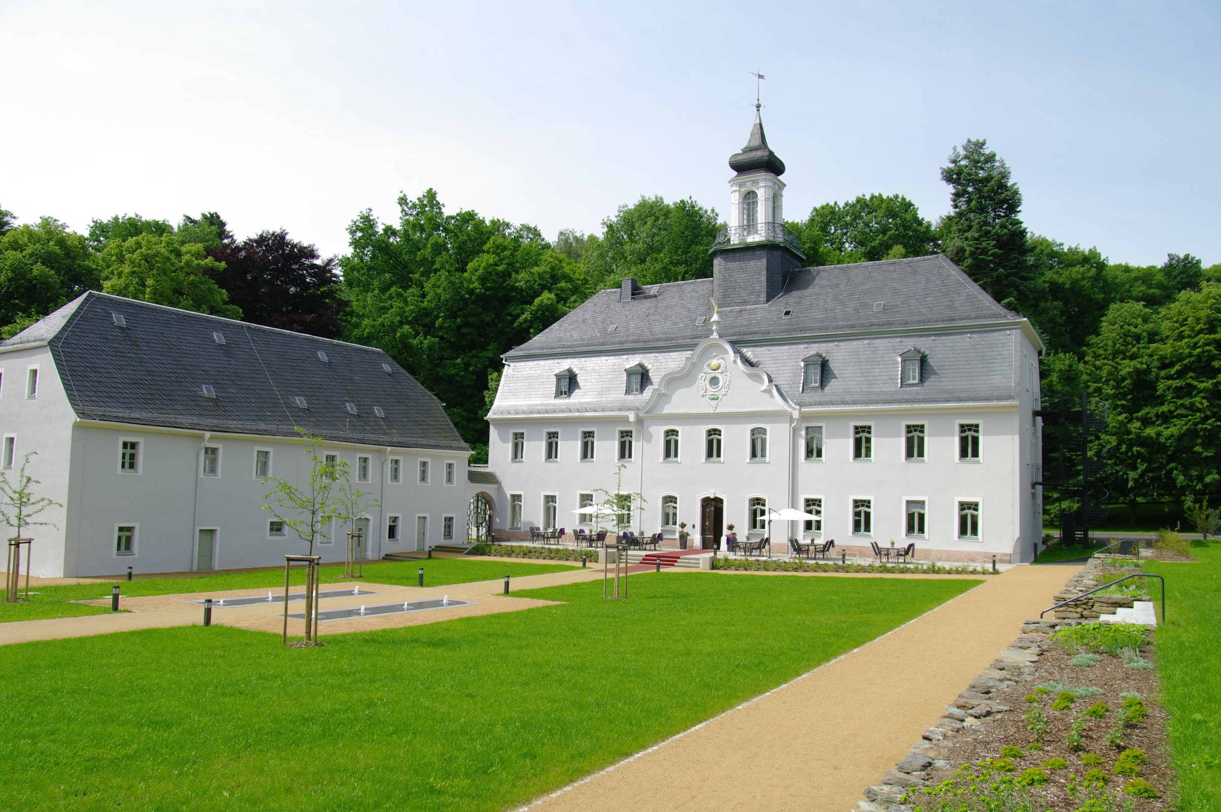 Hotel Schloss Rabenstein Chemnitz Garten