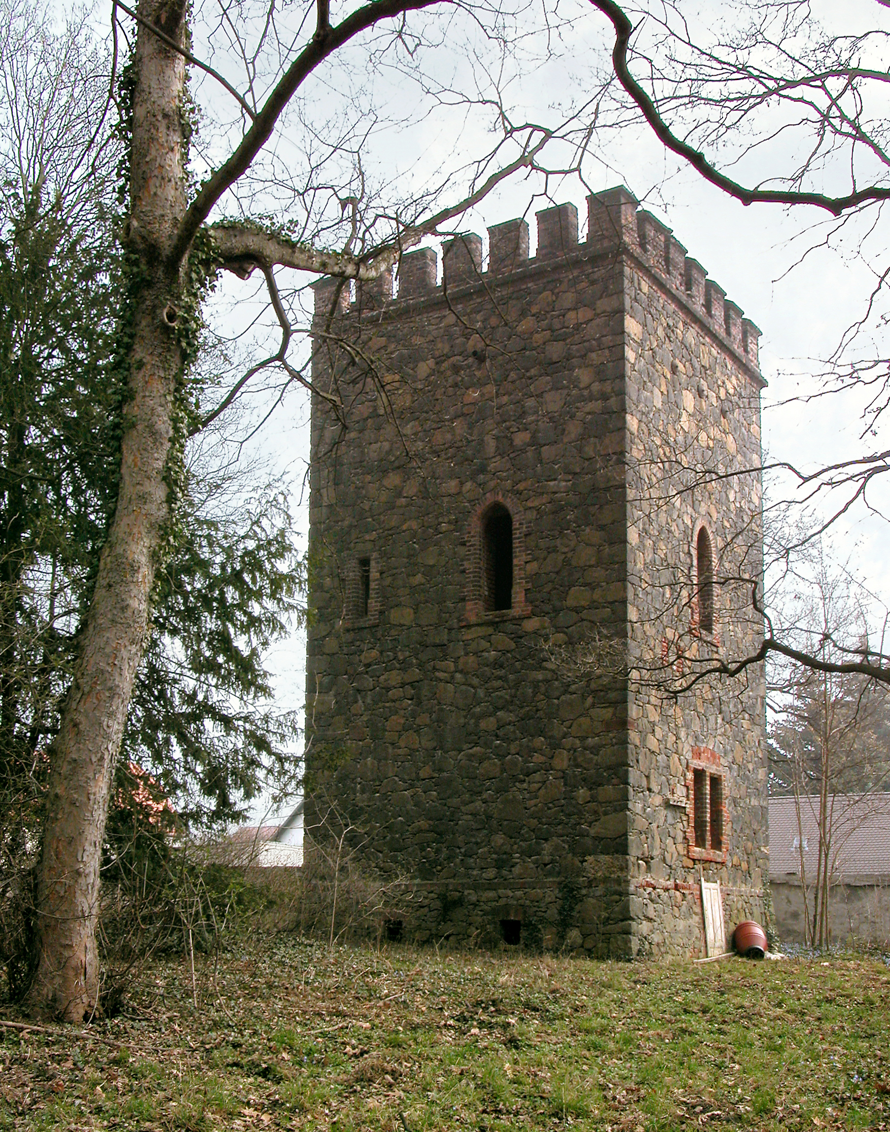 DR Brandis Rittergut Schloßpark Alter Turm