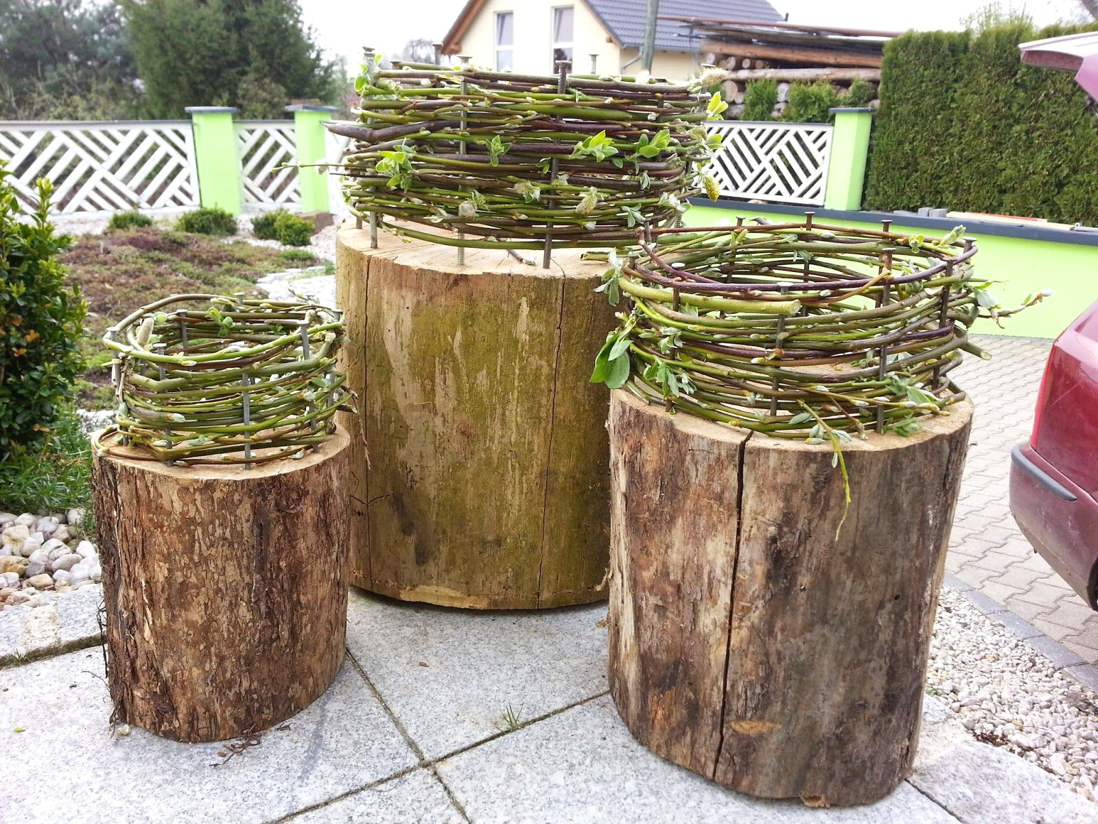 Selber Machen Gartendeko Holz Best Of Holzstamm Deko Garten