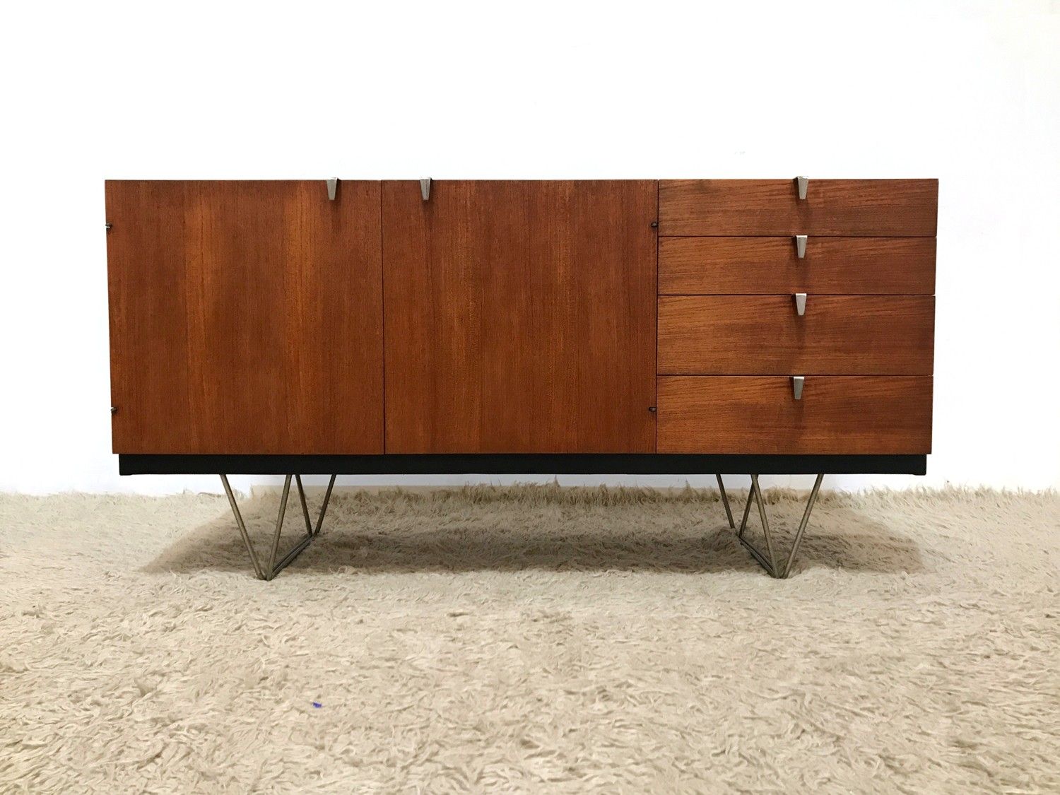 Sideboard Teakholz Genial S Range&quot; Sideboard In Teak by John and Sylvia Read for Stag