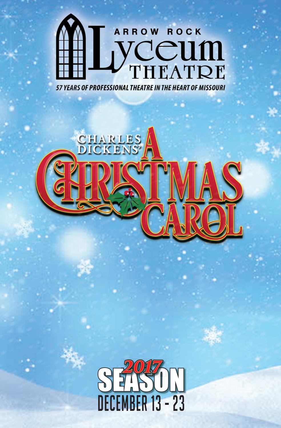 Sommer Garten Einzigartig Lyceum theatre S Charles Dickens A Christmas Carol by Arrow