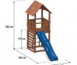 Spielturm Garten Schön Spielturm Carol 1 Mit Rutsche Leiter Griffe Holzdach Und Klettersprossen