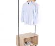 Terrassenfliesen Wpc Frisch Heavy Duty Clothes Rail On Wheels Thick Metal Coat Rack with Wooden Shoes Rack Drawer for Bedroom