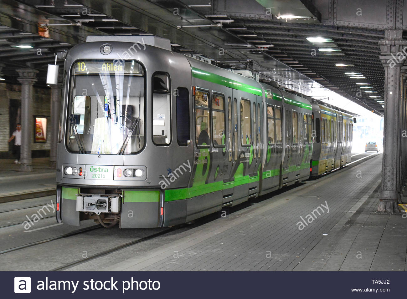 tram stra underpass tunnel lister mile hannover lower saxony germany unterfhrung tunnel lister meile niedersachsen deutschland TA5JJ2