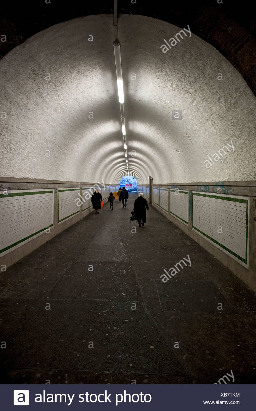 ticino tessin lugano tunnel besso underpass pedestrian lonely XB71KM