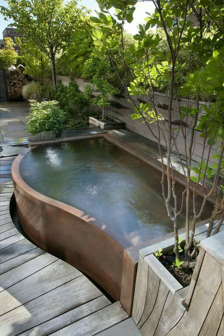 Yakuzi Pool Garten Luxus My Own Tranquil Zone Smallbackyarddeckdecor